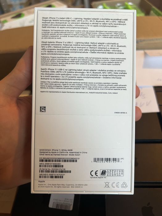 ORYGINALNE Pudełko do iPhone 11 Białe