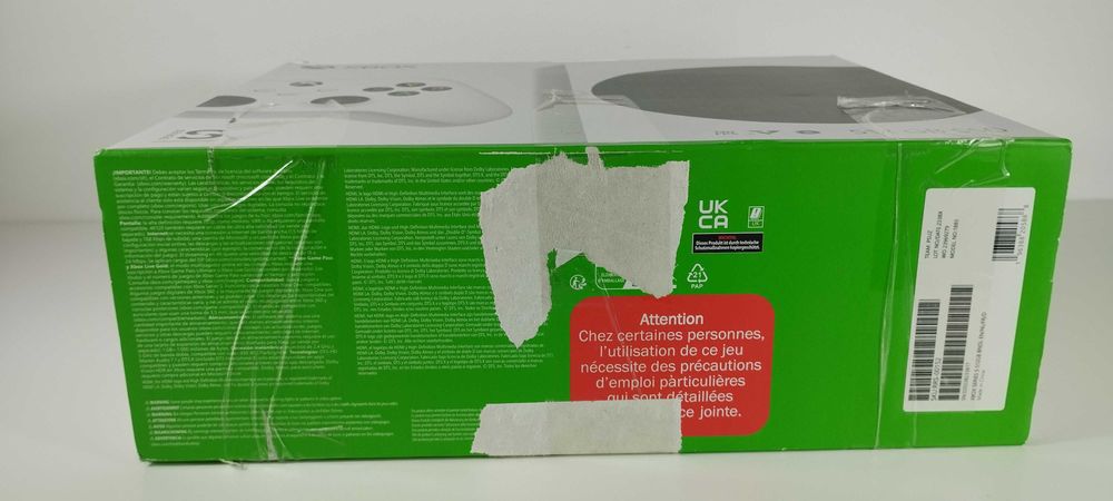 Caixa Xbox Series S - apenas caixa - sem consola