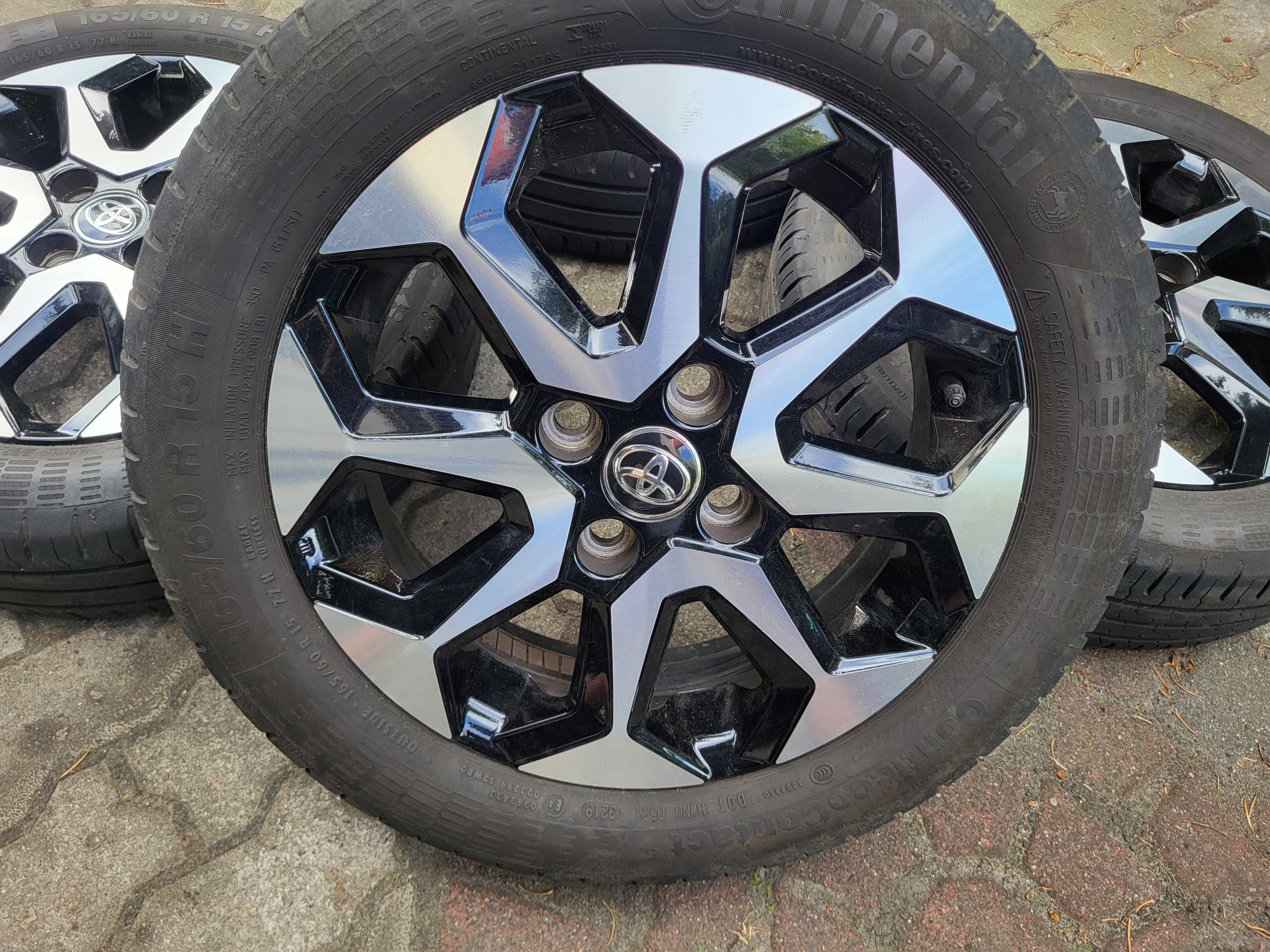 Koła 15" 4x100 Toyota Aygo Citroen C1 Peugeot 108