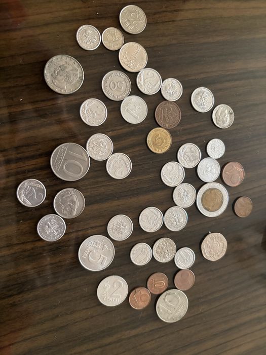 Stare monety z Prlu i zagraniczne