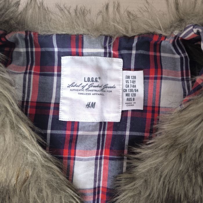 Жилет дитячий H&M L.O.G.G., на 7-8 років, зріст 128 см, штучне хутро