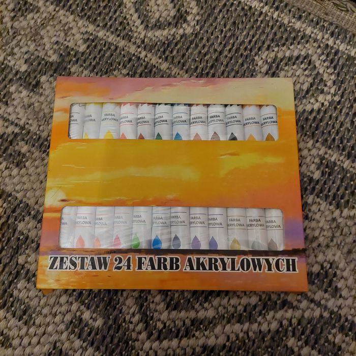 Zestaw 24 Farb akrylowych