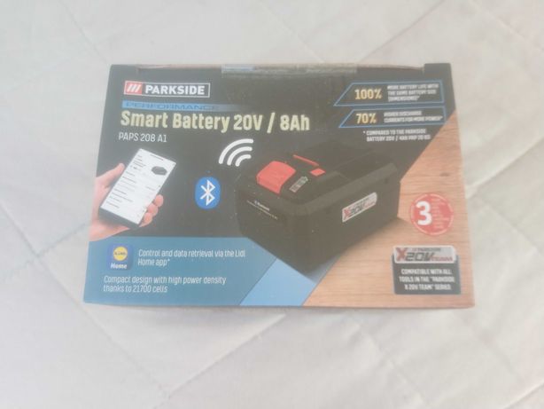 NOWA inteligentny akumulator bateria Parkside 8ah PAPS 208 A1, 20 V