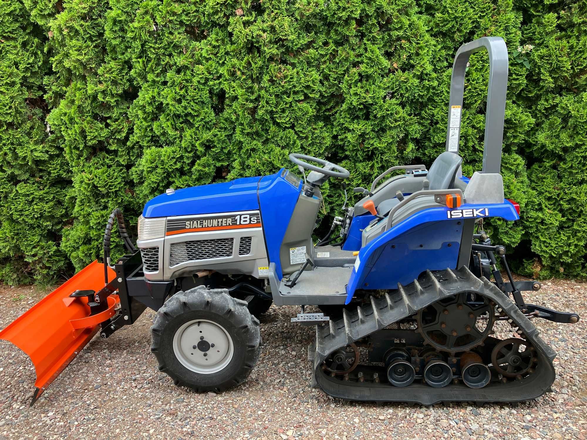 Mini Traktor Ogrodniczy Iseki Sial Hunter 18 Wspomaganie Gąsienice