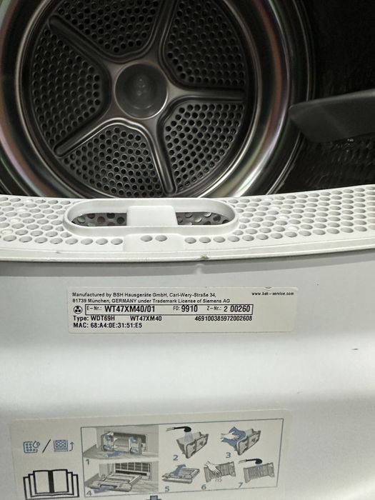 Комплект пральна та сушильна машина Siemens iq700/2021рік/WiFi