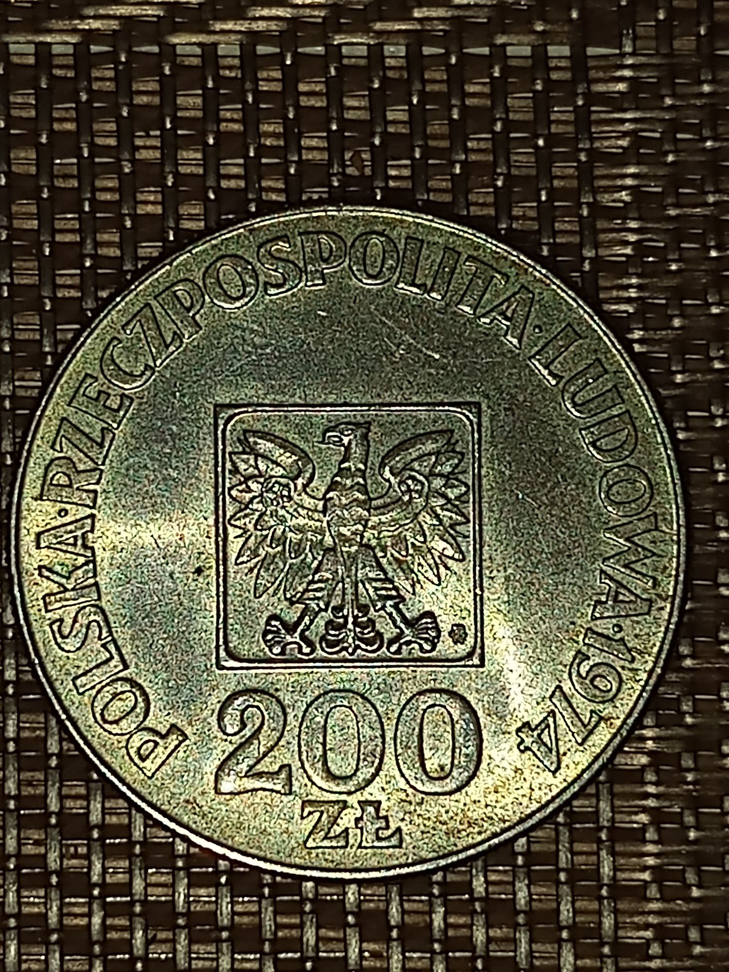 Moneta 200 zł 1974 i inne