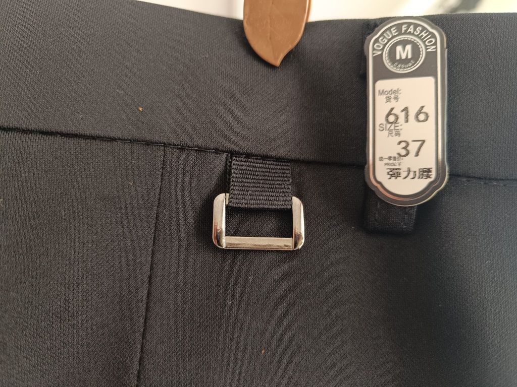 Spodnie męskie eleganckie garniturowe