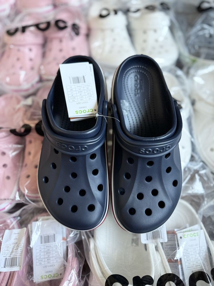 Кроксы Crocs Bayaband Clog Синие Крокси Тапки Сабо
