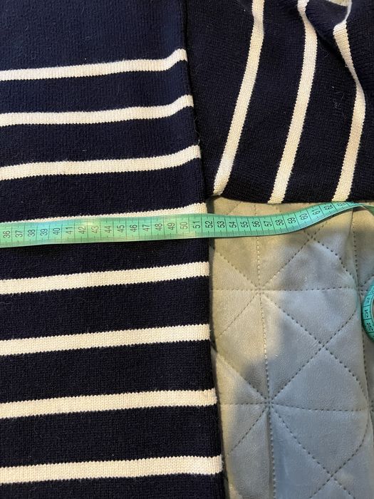 Светер Reserved, темно синій у білу смужку, розмір S