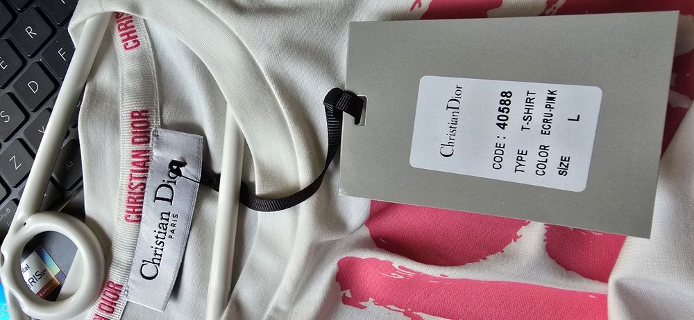 Tshirt modny Christian Dior