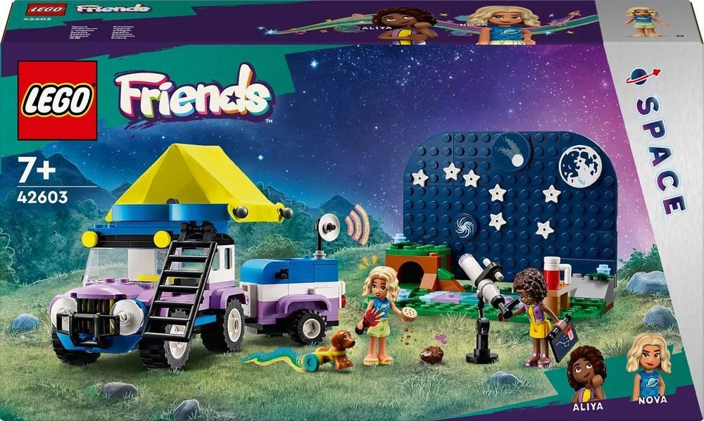 lego friends kamper z mobilnym obserwatorium gwiazd 42603