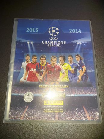 Album kolekcjonerski z kartami piłkarskimi Champions League