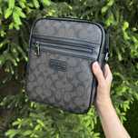 Сумка coach чоловіча, барсетка шкіряна