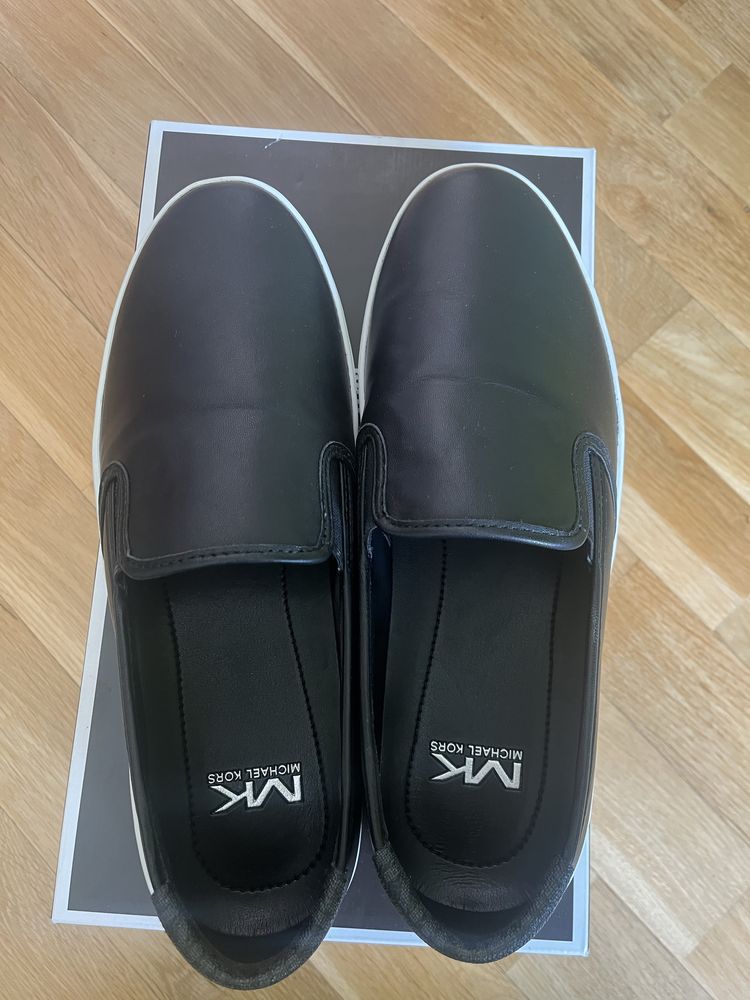 Michael Kors sneakersy slip on czarne US10 skóra