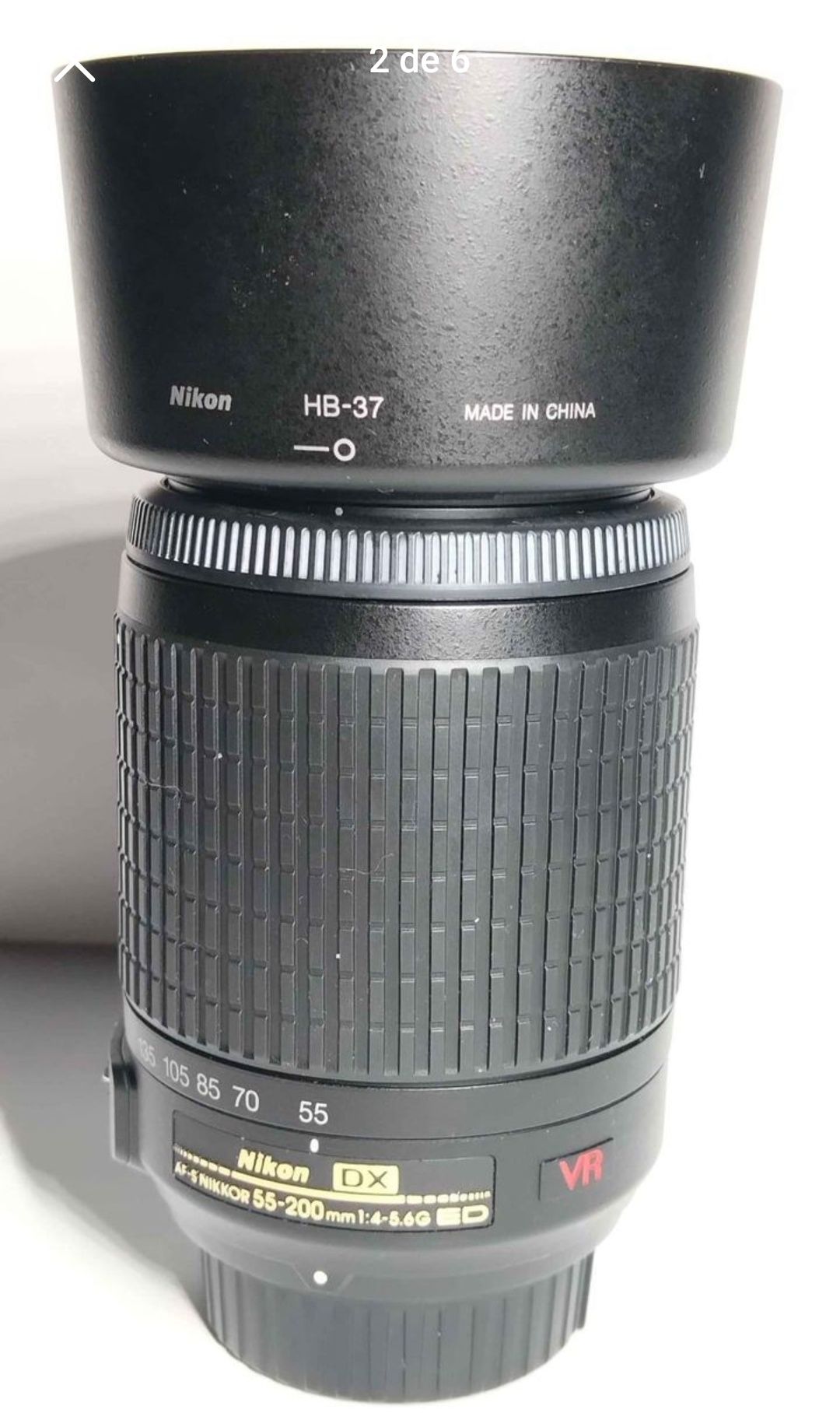 Objectiva Nikon 55-200 VR 

Com estabilizador de i