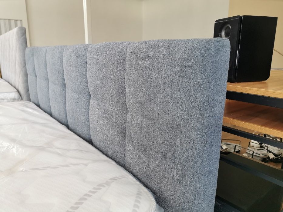 Мягкая Кровать Letto L 160Х200 с нишей для белья. Двуспальная кровать.