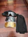 Óculos de proteçao airsoft paintball btt motocross
