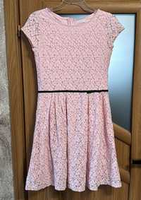 Różowa sukienka koronkowa r. S 170 Cool Club
