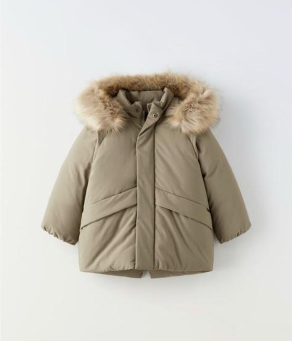 Пуховик куртка zara 104 на 3-4 роки