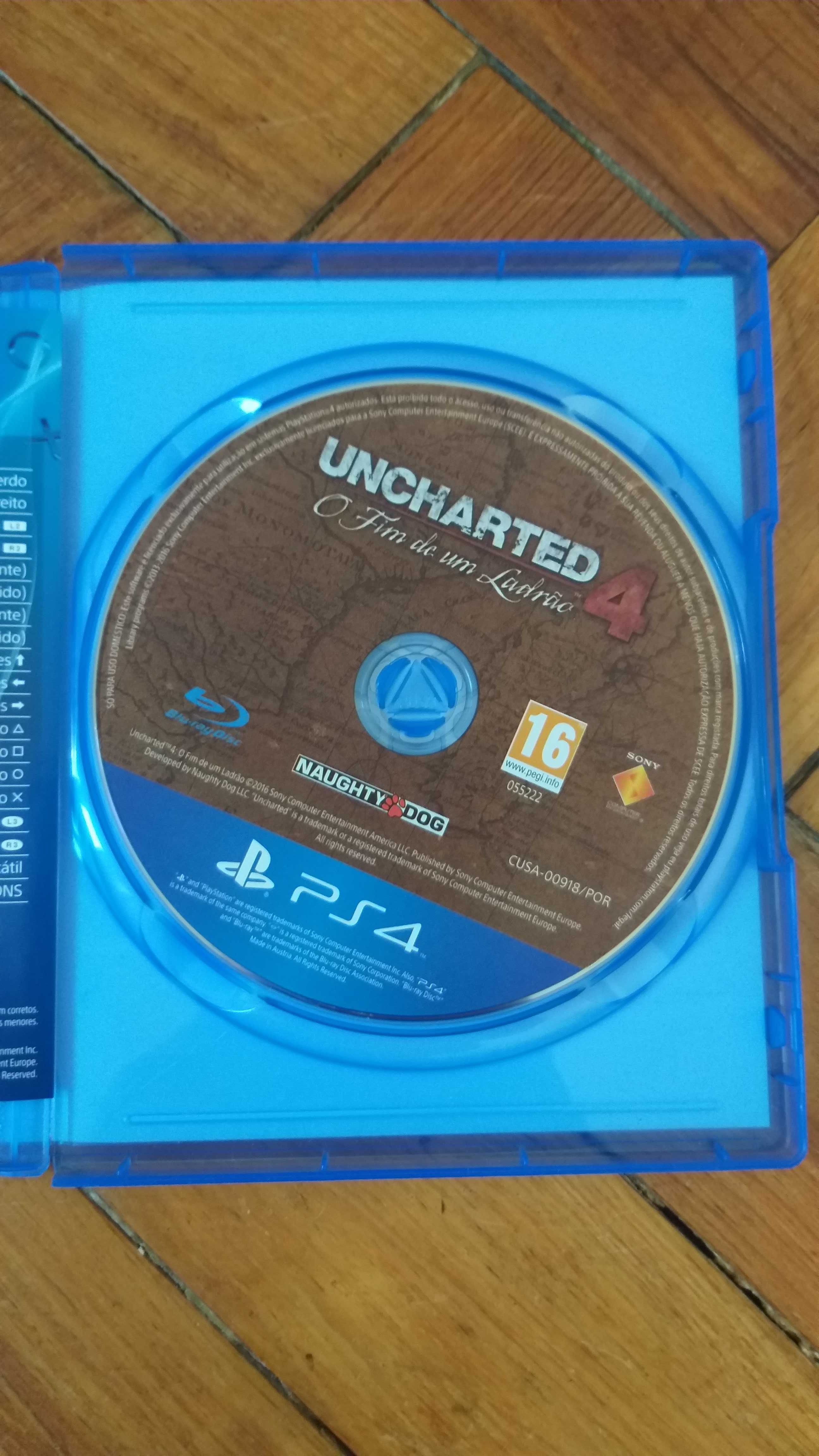 Uncharted 4 jogo PS4