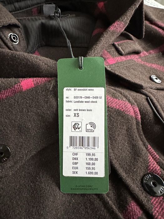 Оригінальна жіноча вовняна overshirt G-Star RAW BF | XS