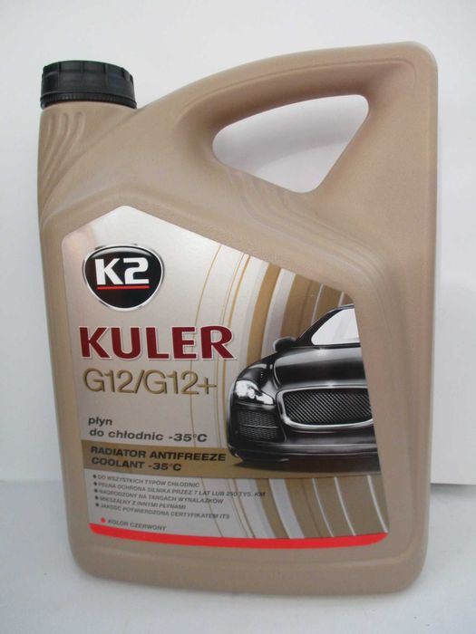 Płyn do chłodnic Kuler -35C czerwony K2 G12 Long Life 5L