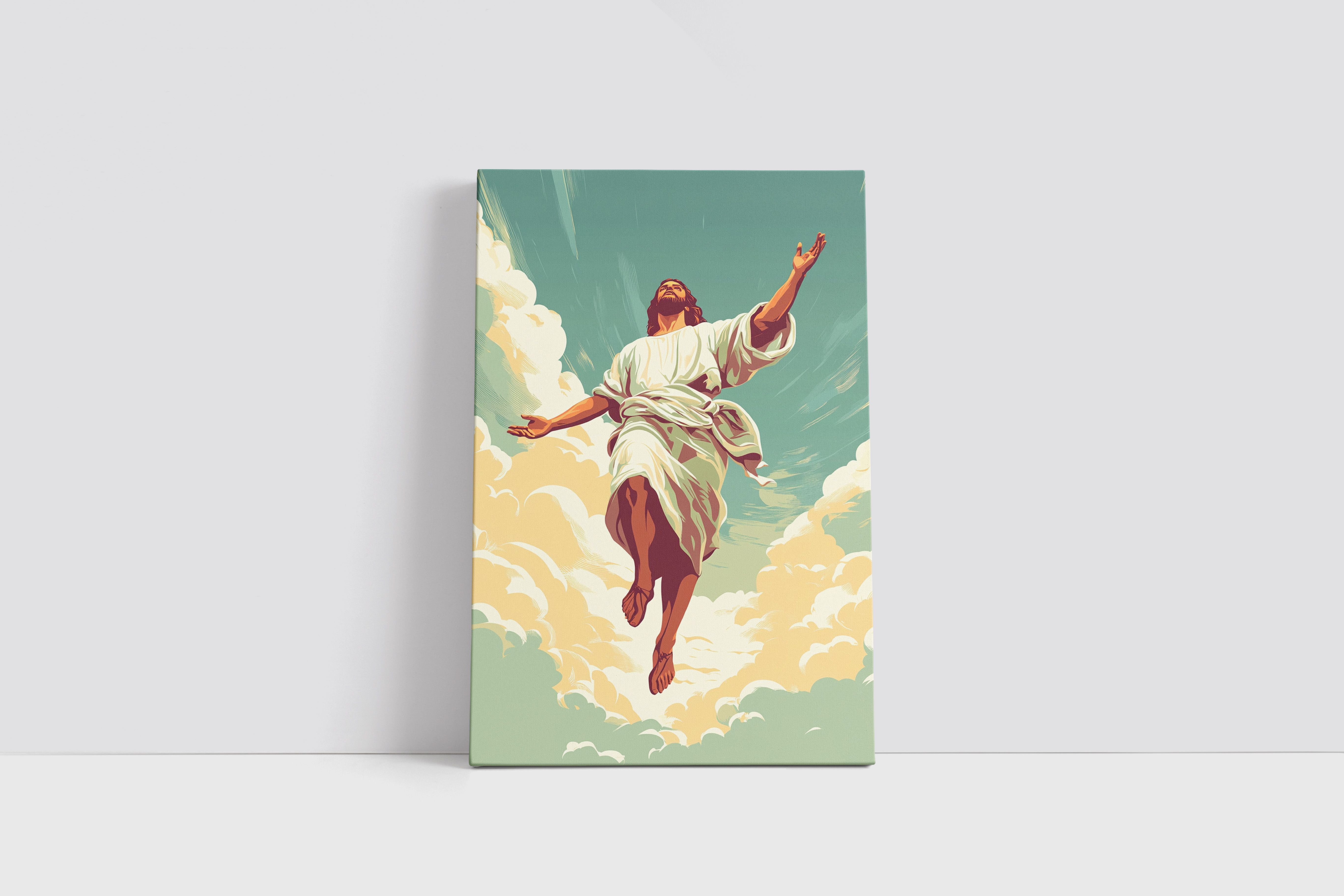Nowoczesny obraz na płótnie Jezus Chrystus 50x70 dla dzieci młodzieży