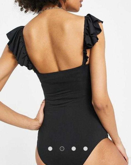 Черный слитный купальник для беременных Asos.