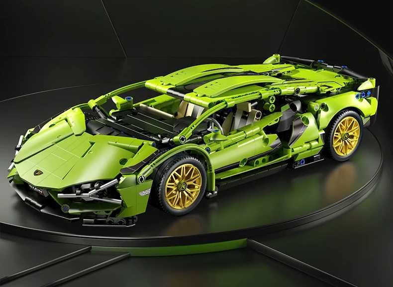 ‼️ В коробці ‼️Конструктор Technic Lamborghini Sián Green 1:14 1280 д.