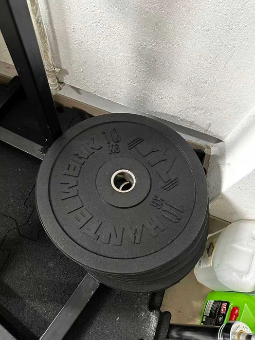 Bumpery gumowe obciążenie crossfit 10 kg 2x