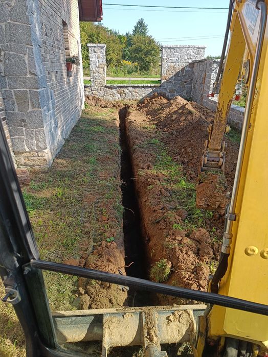 Usługi minikoparka , koparka ,utwardzenie terenu, brukarstwo