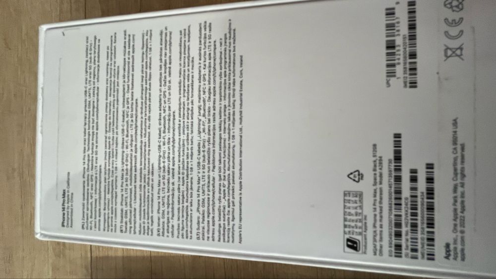 Iphone 14 pro max 512gb space black