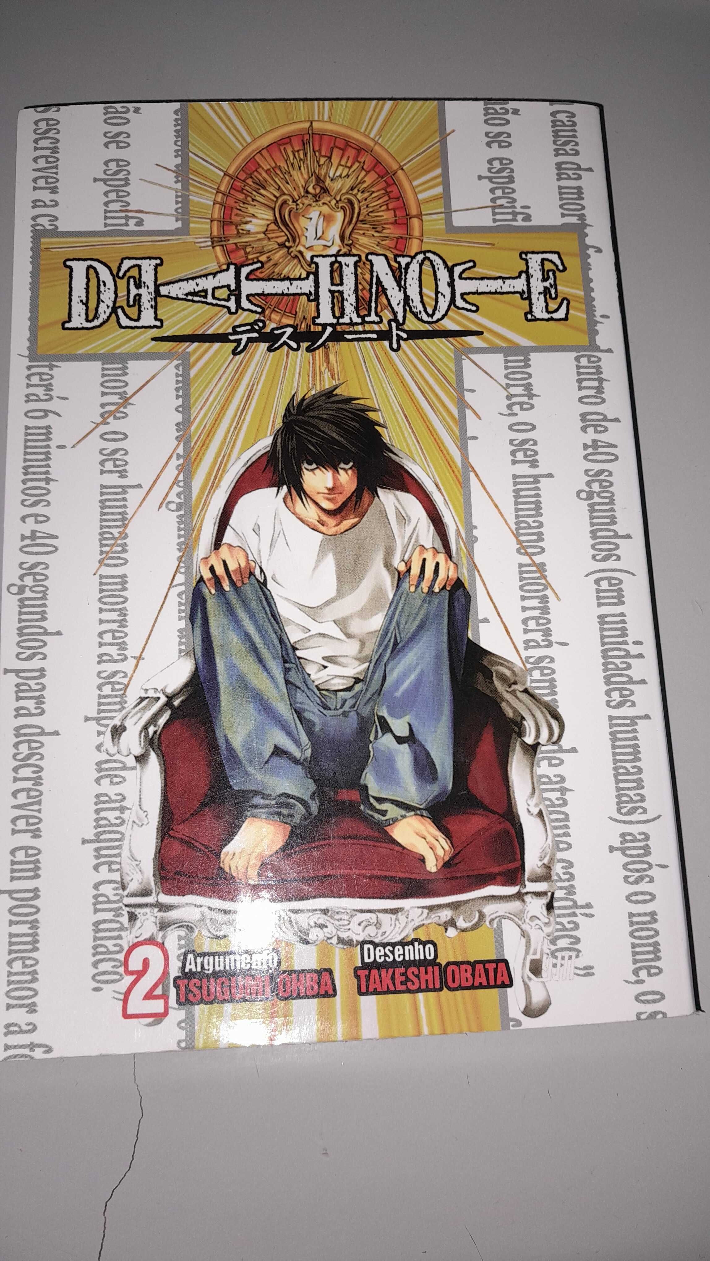 Death Note 1 edição volumes 2, 4, 6 e 7