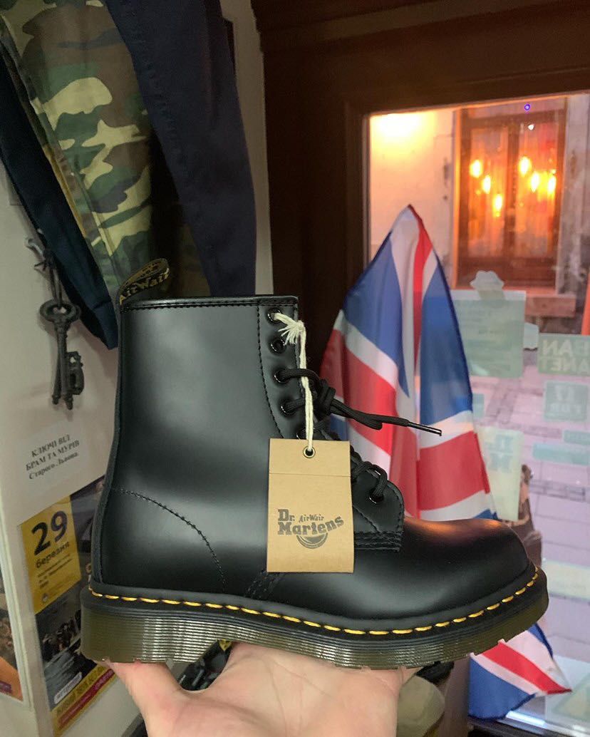 Найнижча ціна! ОРИГІНАЛ Dr. Martens 1460 36-49 шкіра Grinders Steel