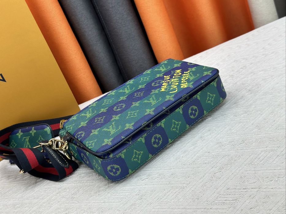 Сумка мужская зеленая Louis vuitton 3в1, 3v1 messenger оригинал