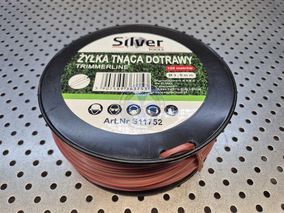 żyłka zbrojona do trawy 3mm 100m żyłka wzmocniona do podkaszarki