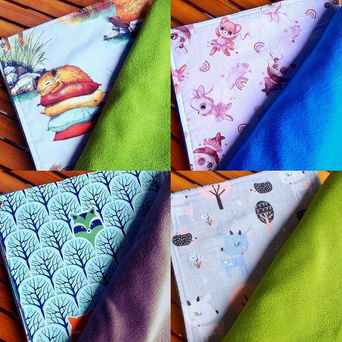 Zestaw Hamaków 4 sztuki dla gryzoni małych zwierząt do klatki