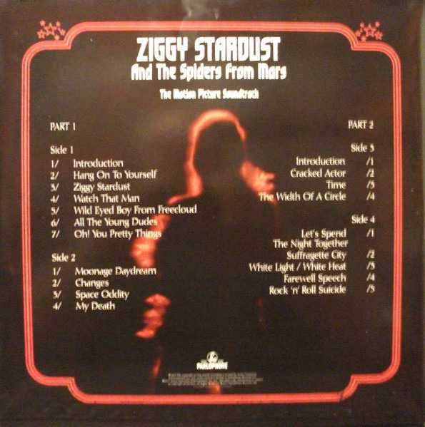 DAVID BOWIE Ziggy Stardust 2LP FOLIA soundtrack