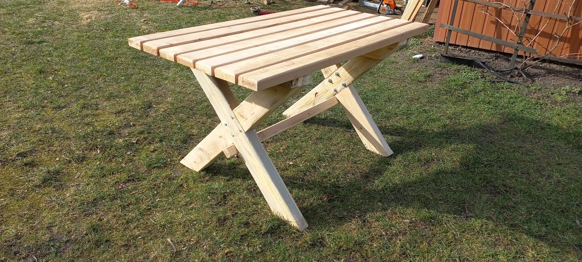 Ława,stół ogrodowy drewniany