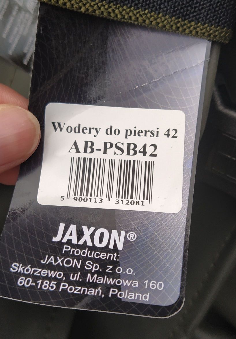 Spodniobuty Jaxon rozmiar 42 Wodery buty gumowe rybackie wędkarskie