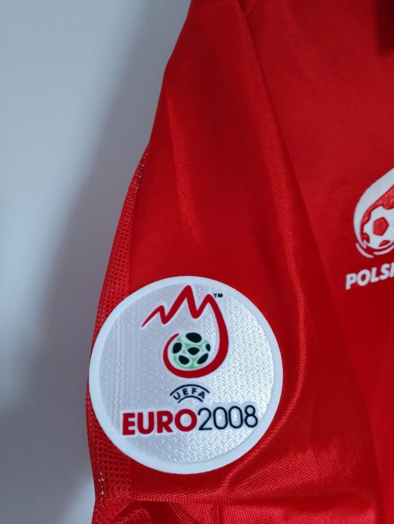 Koszulka meczowa (match worn) Reprezentacja Polski Michał Żewłakow Eur