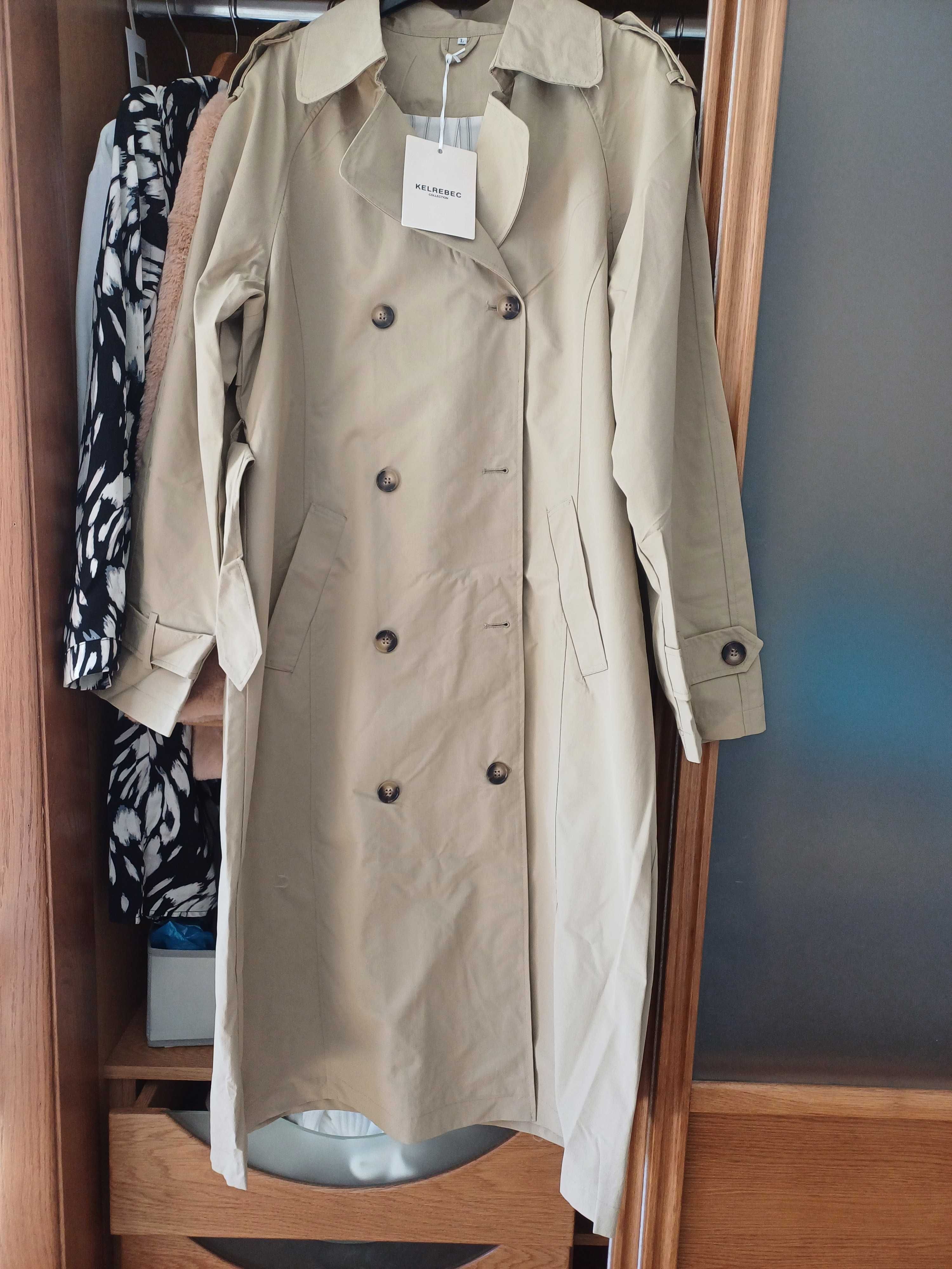 Gabardine Bege L massimo dutti