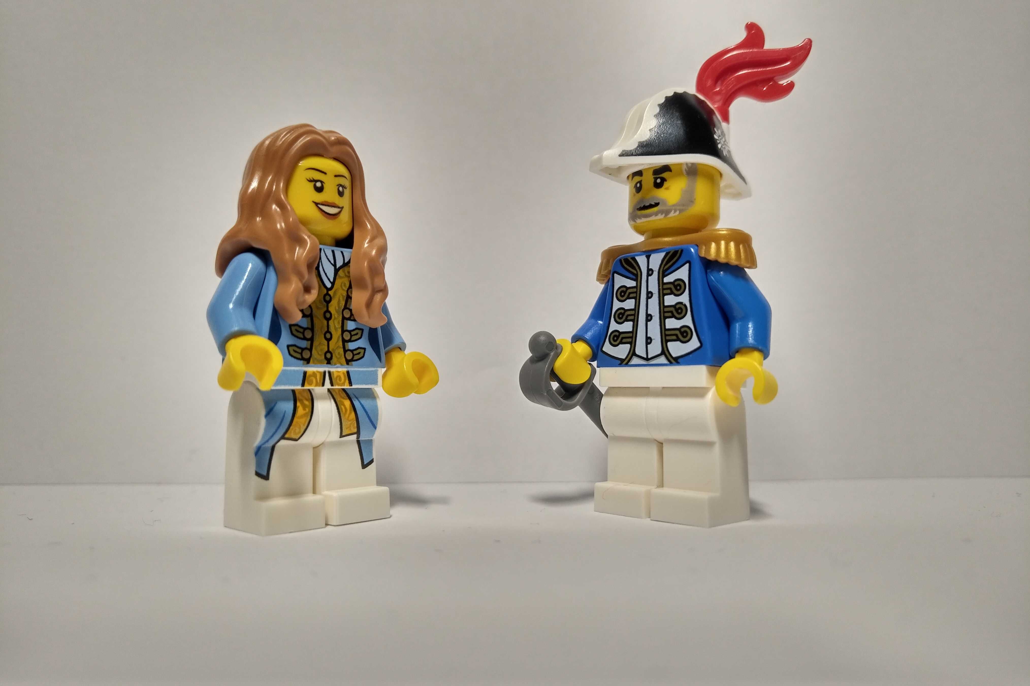 Lego figurka Piraci - gubernator pi191 i córka gubernatora pi157