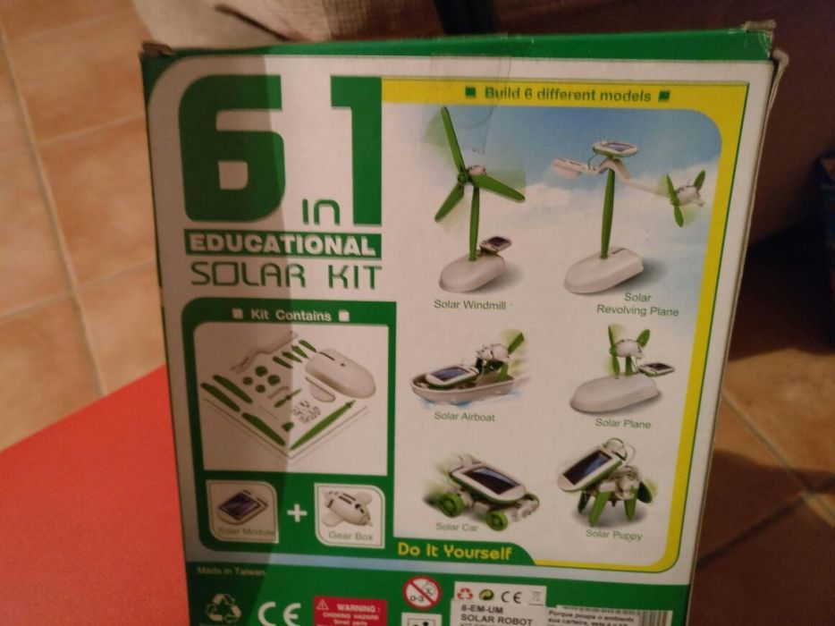 Kit solar de criança para brincar