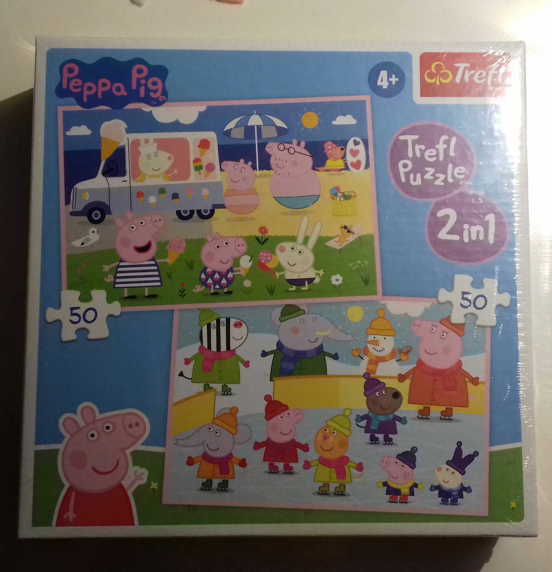 Zestaw Puzzle Trefl Świnka Pepa + Ręczniczek