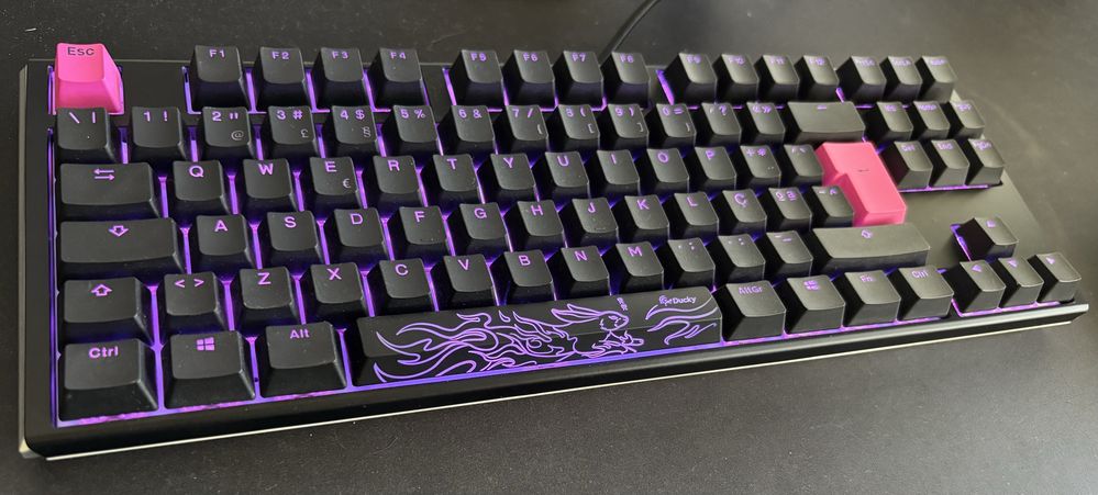Ducky One 3 TKL MX Silent Red Pt-Pt