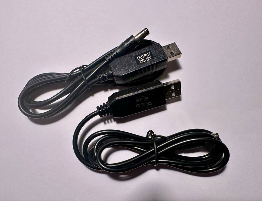 Кабель для резервного живлення роутера (на 12В) від павербанка