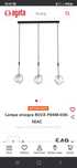 Lampa wisząca zumaline seac rock czarno złota