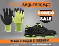 Combo Calçado de Segurança + Luva de Segurança (Glova + FORWALK)