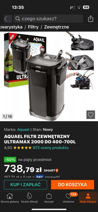 Akwarium z zyciem